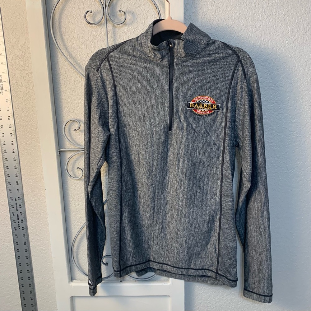 Motorsport Grey Women's 1/2  Zip pull over
